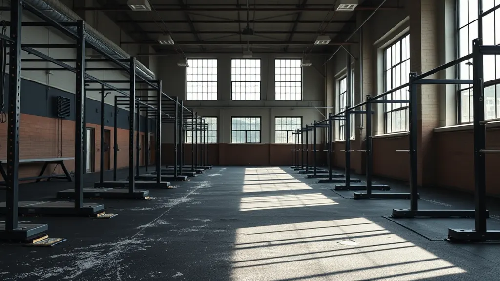 The training floor at Ironworks